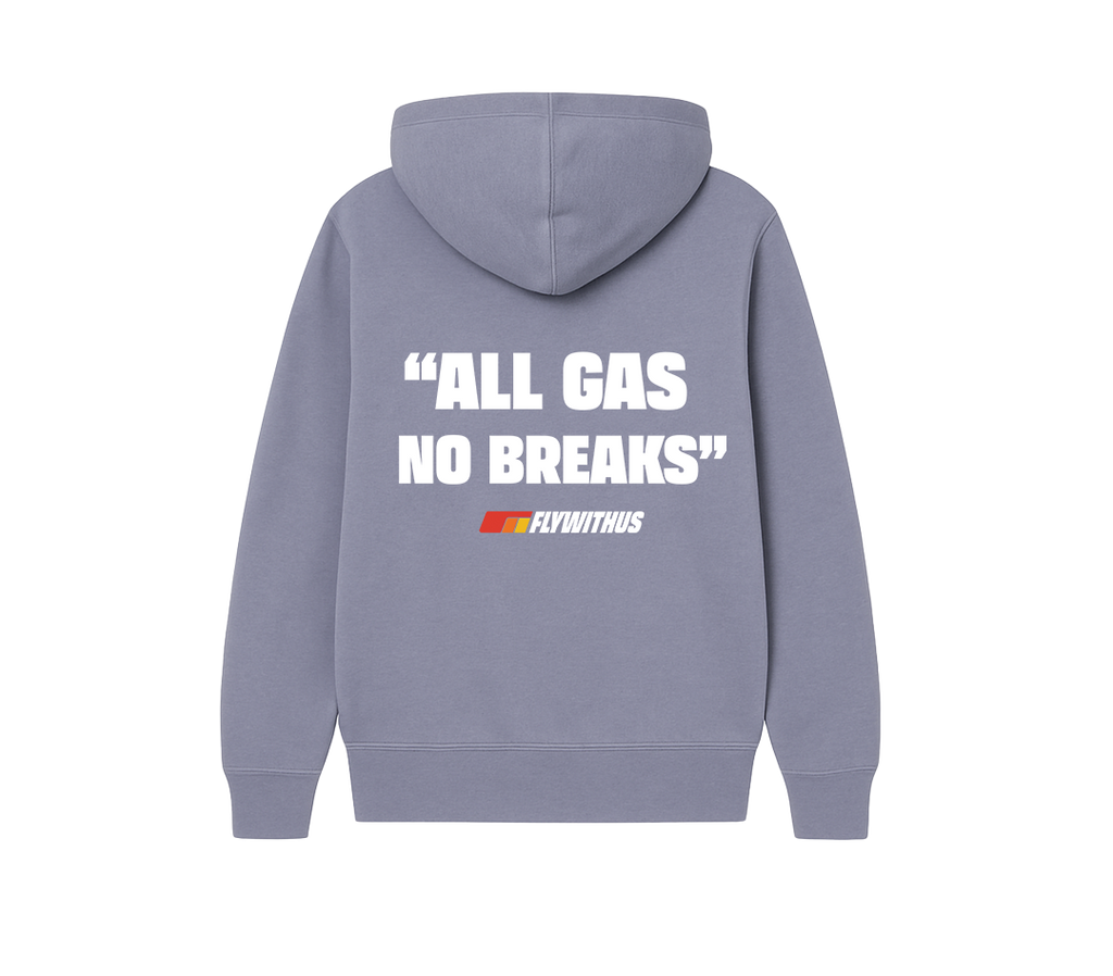 ALL GAS NO BREAKS BLUE ZIP