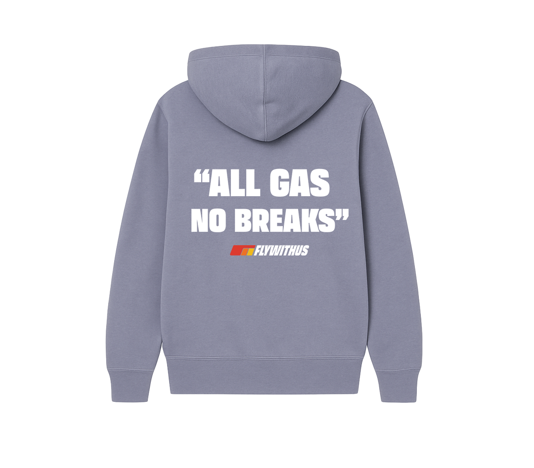 ALL GAS NO BREAKS BLUE ZIP