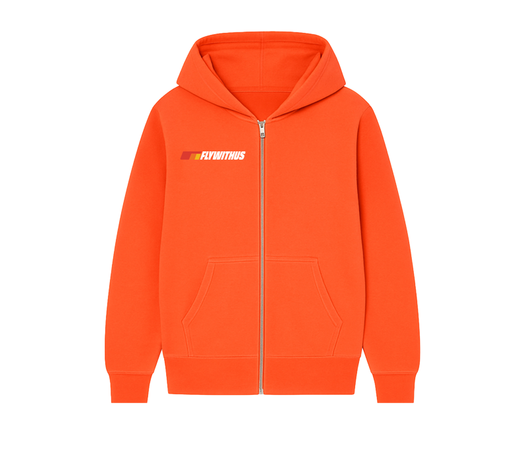 ALL GAS NO BREAKS ORANGE ZIP