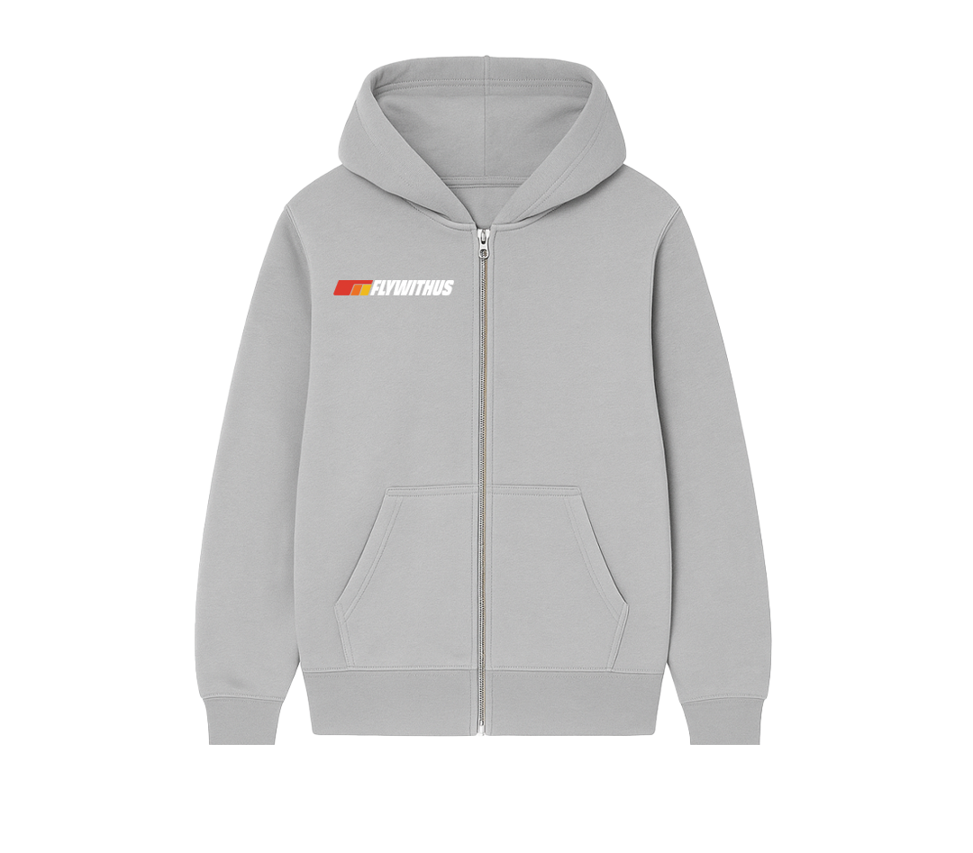 ALL GAS NO BREAKS GREY ZIP